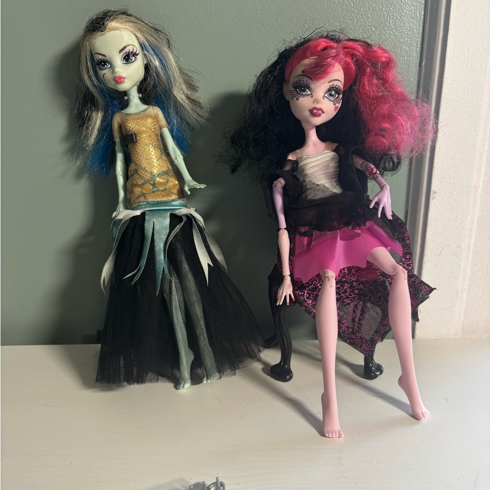 Monster High Draculaura Fashion Doll Ghouls rule And Frankie Stein